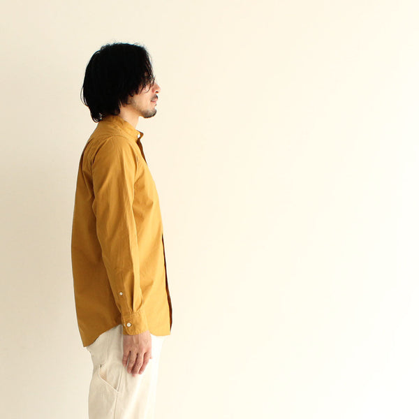 No.142-145 BAND COLLAR SUPIMA COTTON TYPEWRITER CLOTH SHIRT