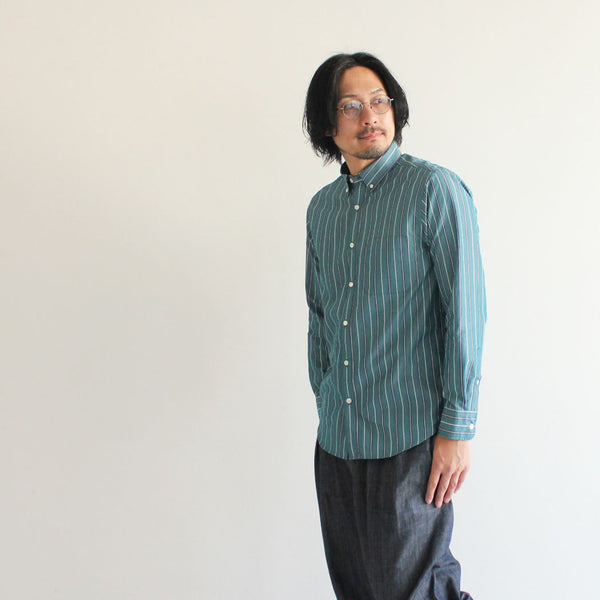 No.163 STRIPE B/D SHIRT