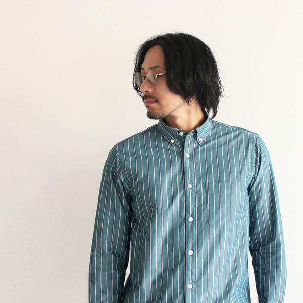 No.163 STRIPE B/D SHIRT