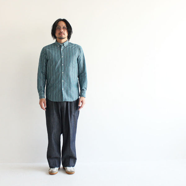 No.163 STRIPE B/D SHIRT