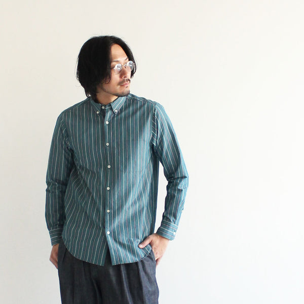 No.163 STRIPE B/D SHIRT