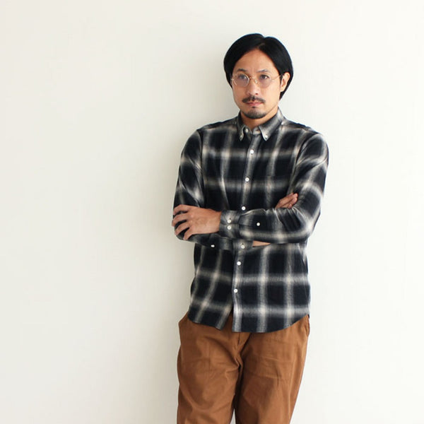 【Custom Order】ORGANIC OMBRE CHECK SHIRT I