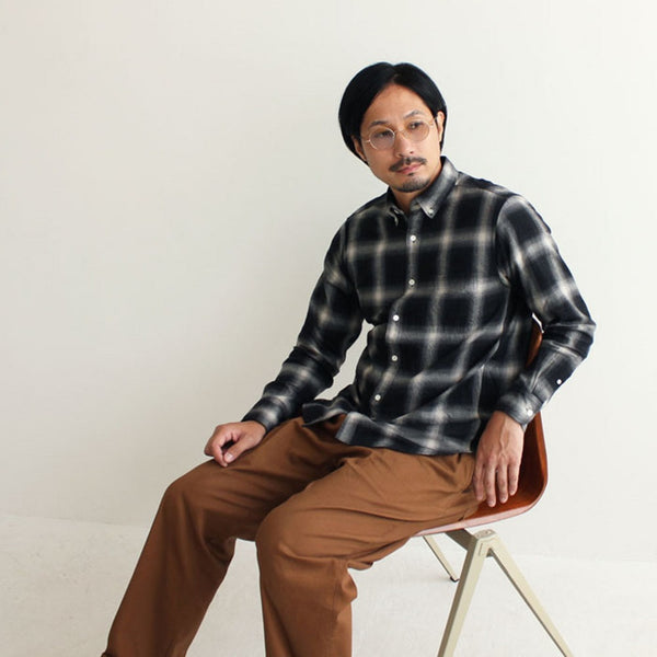【Custom Order】ORGANIC OMBRE CHECK SHIRT I