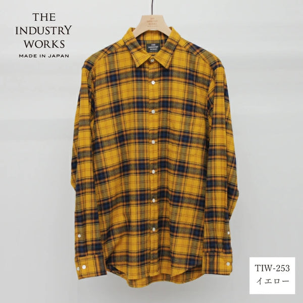 NEW☆No.252-253 オーガニックコットンフランネル レギュラーカラーシャツ