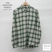NEW☆No.259-260 COTTON WOOL FLANNEL REGULAR COLLAR SHIRT