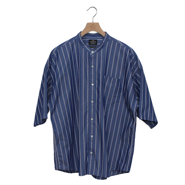 NEW☆No.302 COOLMAX® BAND COLLAR SHORT-SLEEVE BIG SHIRT
