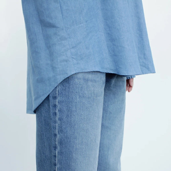 NEW☆No.W045 DENIM BOW-TIE BLOUSE