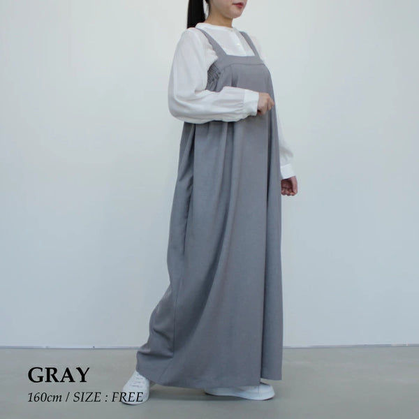 NEW☆No.W048 WRAP STYLE SALOPETTE