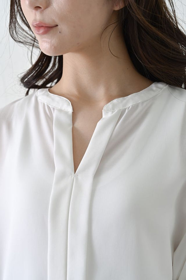 No.W027 100% TENCEL™ LYOCELL SKIPPER BLOUSE